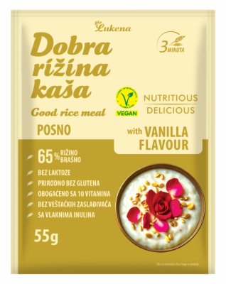 KAŠA RIŽINA VANILA DOBRA 55G