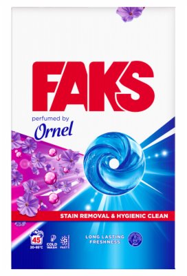 DETERDŽENT ZA VEŠ BY ORNEL 40PR FAKS 3KG KUTIJA