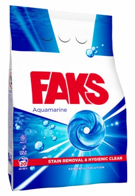 DETERDŽENT ZA VEŠ AQUAMARINE 20PR FAKS 1.5KG