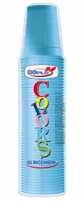 ČAŠE PLASTIČNE TIRKIZ 0.2L DOPLA 50/1