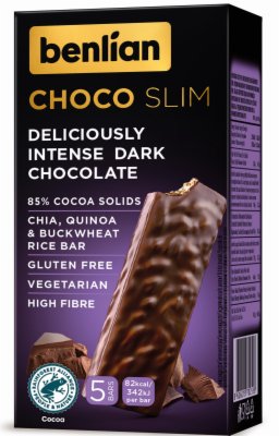 BAR CHOCO SLIM 85% KAKAO 80G