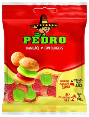 BOMBONE GUMENE PEDRO BURGER FINI 80G