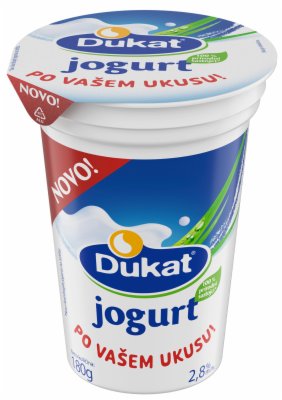 JOGURT DUKAT 2.8%MM 180G ČAŠA