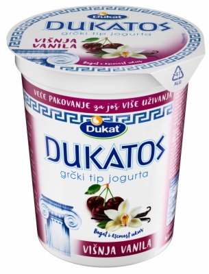 JOGURT GRČKI DUKATOS VIŠNJA VANILA 400G