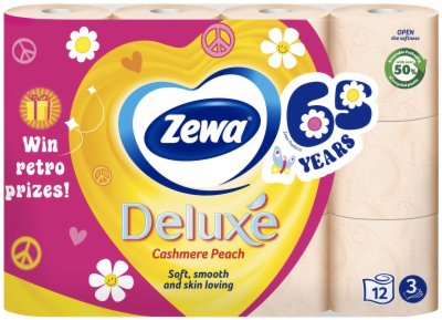 TOALETNI PAPIR 3SL DELUXE PEACH ZEWA 12/1