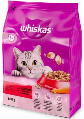HRANA ZA MAČKE BRIKETI GOVEDINA WHISKAS 800G