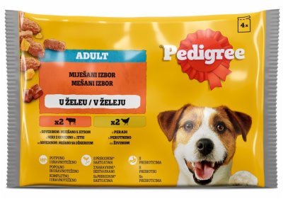 HRANA ZA PSE GOVEDINA I ŽIVINA PEDIGREE 4X100G