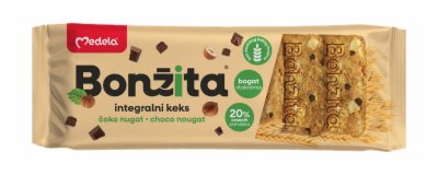 KEKS INTEGRALNI ČOKO NUGAT BONŽITA 120G