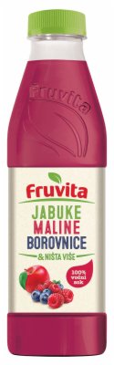 VOĆNI SOK FRUVITA MALINE, BOROV.&NIŠTA VIŠE 0.8L