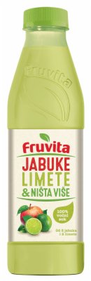 VOĆNI SOK FRUVITA JABUKE, LIMETE&NIŠTA VIŠE 0.8L