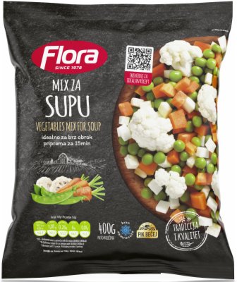 SMRZNUTO POVRĆE MEŠAVINA ZA SUPU FLORA 400G