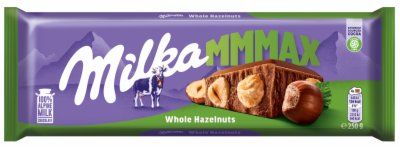 ČOKOLADA MLEČNA WHOLENUTS MILKA 250G
