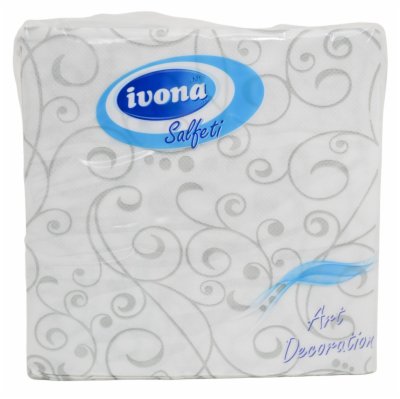 SALVETE 2SL ART DEKOR SREBRNA 33X33 IVONA 40/1