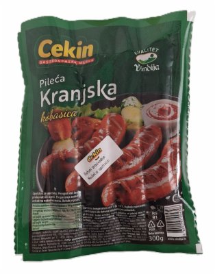 KOBASICA GRILL PILEĆA KRANJSKA CEKIN 300G