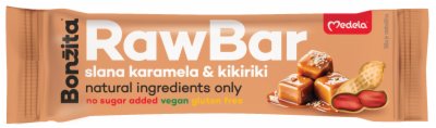 BAR RAW SLANA KARAMELA&KIKIRIKI BONŽITA 50G
