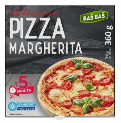 SMRZNUTA PIZZA MARGHERITA BAŠ BAŠ 360G