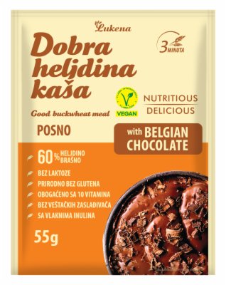 KAŠA HELJDINA BELGIJSKA ČOKOLADA DOBRA 55G