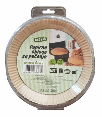 PAPIR ZA PEČENJE AIRFRYER 20CM BAŠ BAŠ 50/1