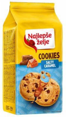 KEKS COOKIES KARAMELA NAJLEPŠE ŽELJE 145G