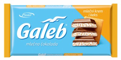 ČOKOLADA MLEČNA MLEČNI KREM I KEKS PIONIR 100G