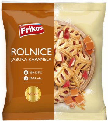 SMRZNUTE ROLNICE JABUKA KARAMELA FRIKOM 800G