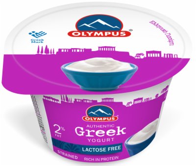 JOGURT GRČKI OLYMPUS BEZ LAKTOZE 0%MM 150G