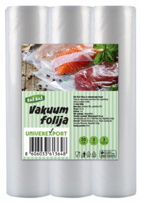 FOLIJA ZA VAKUMIRANJE 20CMX3M BAŠ BAŠ 3/1