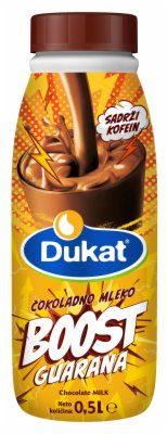 MLEKO ČOKOLADNO BOOST GUARANA DUKAT 500ML