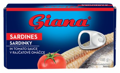 SARDINE U PARADAJZ SOSU GIANA 125G
