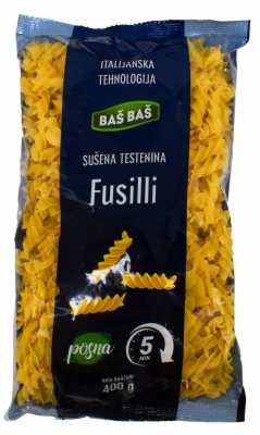 TESTENINA FUSILI POSNA BAŠ BAŠ 400G