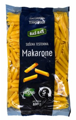 TESTENINA MAKARONE POSNE KOSO SEČENE BAŠ BAŠ 400G