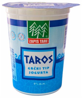 JOGURT GRČKI TAROS ZAPIS TARE 9%MM 380G