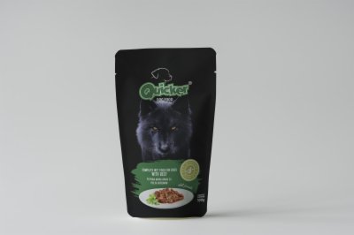 HRANA ZA PSE GOVEDINA POUCHES QUICKER 100G