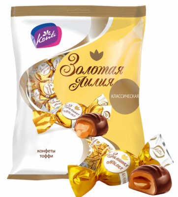 KARAMELE KONTI GOLDEN LILY 200G