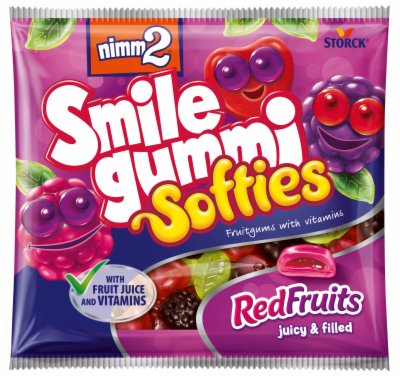 BOMBONE GUMENE SOFTIES RED FRUITS NIMM2 90G