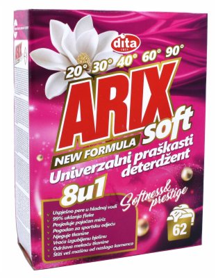 DETERDŽENT ZA VEŠ SOFT 62PR  ARIX 4KG