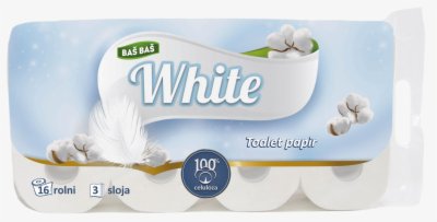 TOALETNI PAPIR 3SL PREMIUM WHITE BAŠ BAŠ 16/1