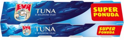 TUNA KOMADI U BILJNOM ULJU EVA 4X80G