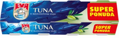 TUNA KOMADI U MASLINOVOM ULJU EVA 4X80G