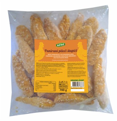 SMRZNUTI PANIRANI PILEĆI ŠTAPIĆI BAŠ BAŠ 700G