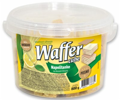 NAPOLITANKE LIMUN KOCKA WAFFER 800G