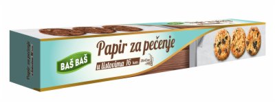 PAPIR ZA PEČENJE U LISTOVIMA BAŠ BAŠ 16/1