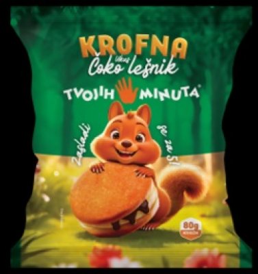 KROFNA ČOKO LEŠNIK TVOJIH 5 MINUTA 80G