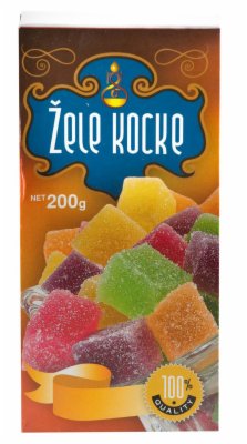 ŽELE KOCKE SEDEF 200G