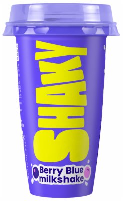 MILK SHAKE BERRY BLUE SHAKY 230ML ČAŠA