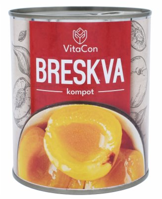 KOMPOT BRESKVA POLOVINE VITACON 820G