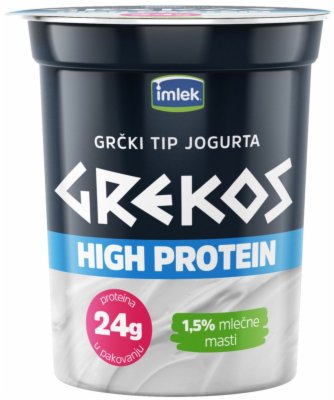 JOGURT GRČKI HIGH PROTEIN 1.5%MM GREKOS 400G