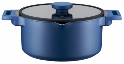 ŠERPA SA POKL.24CM QUALUM KERAM.PREMAZ 4.7L COBALT