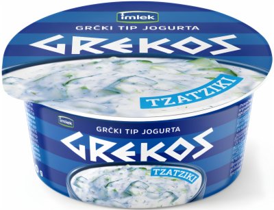 JOGURT GRČKI TZATZIKI GREKOS 150G ČAŠA