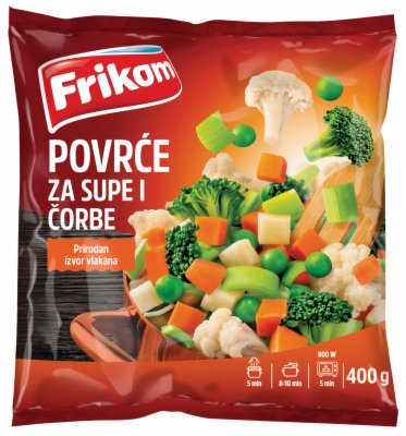 SMRZNUTO POVRĆE ZA SUPE I ČORBE FRIKOM 400G